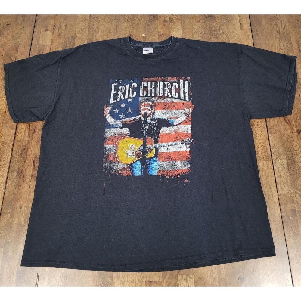 Eric Church Shirt Size XL Black Blood Sweat Beers Tour 2012 Country Music USA